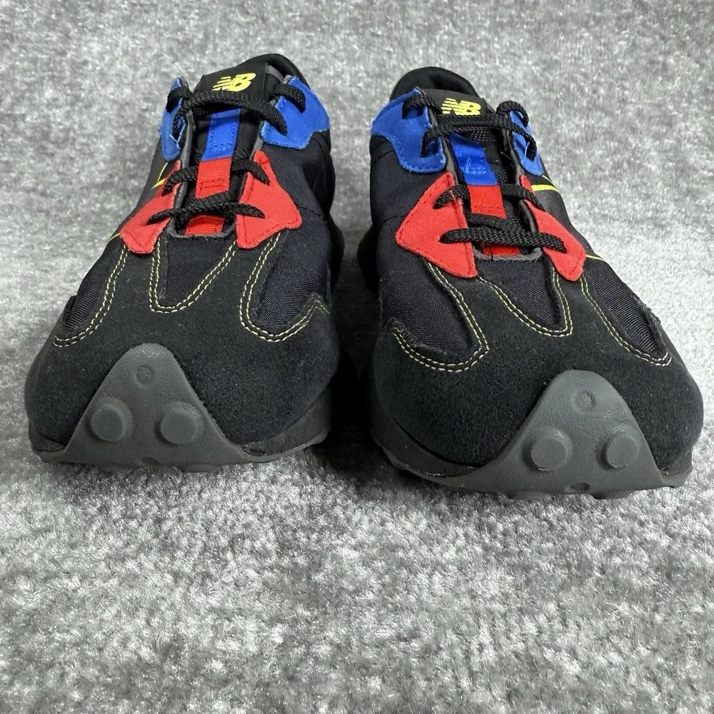 New Balance Black with Red & Blue Athletic Sneakers